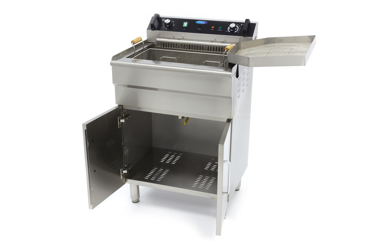 Freidora - Profesional - 35L - 1 Cesta - con Grifo de Vaciado - 400V