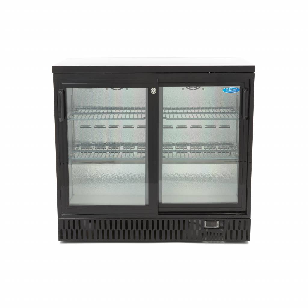 Frigorífico para Bebidas - Profesional - 2 Puertas Correderas - 4 Estantes Ajustables