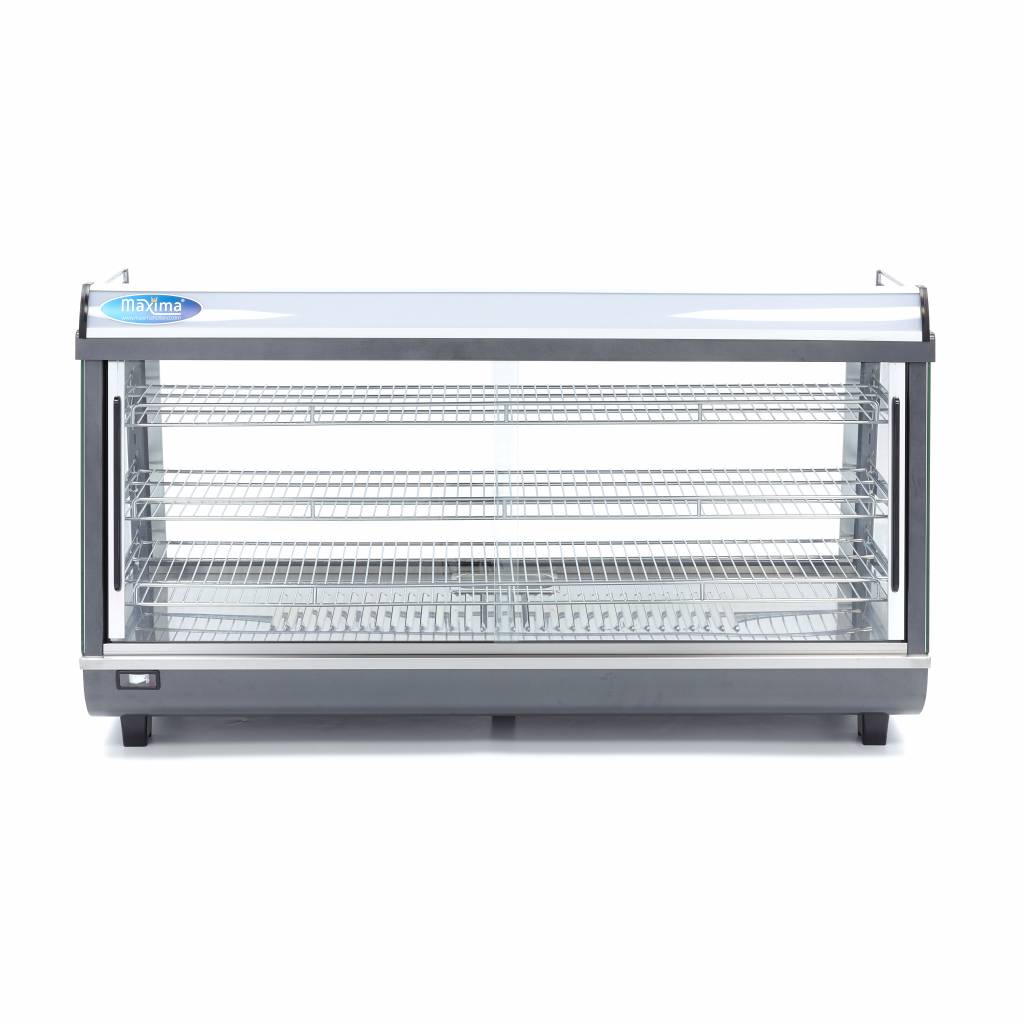 Expositor de Alimentos Calentado - Profesional - 186L - 121,5cm - 3 Estantes