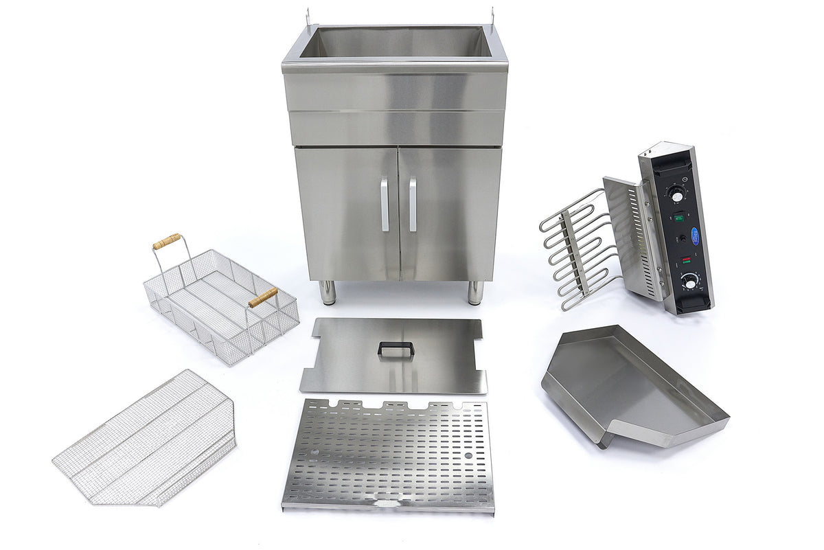 Freidora - Profesional - 35L - 1 Cesta - con Grifo de Vaciado - 400V