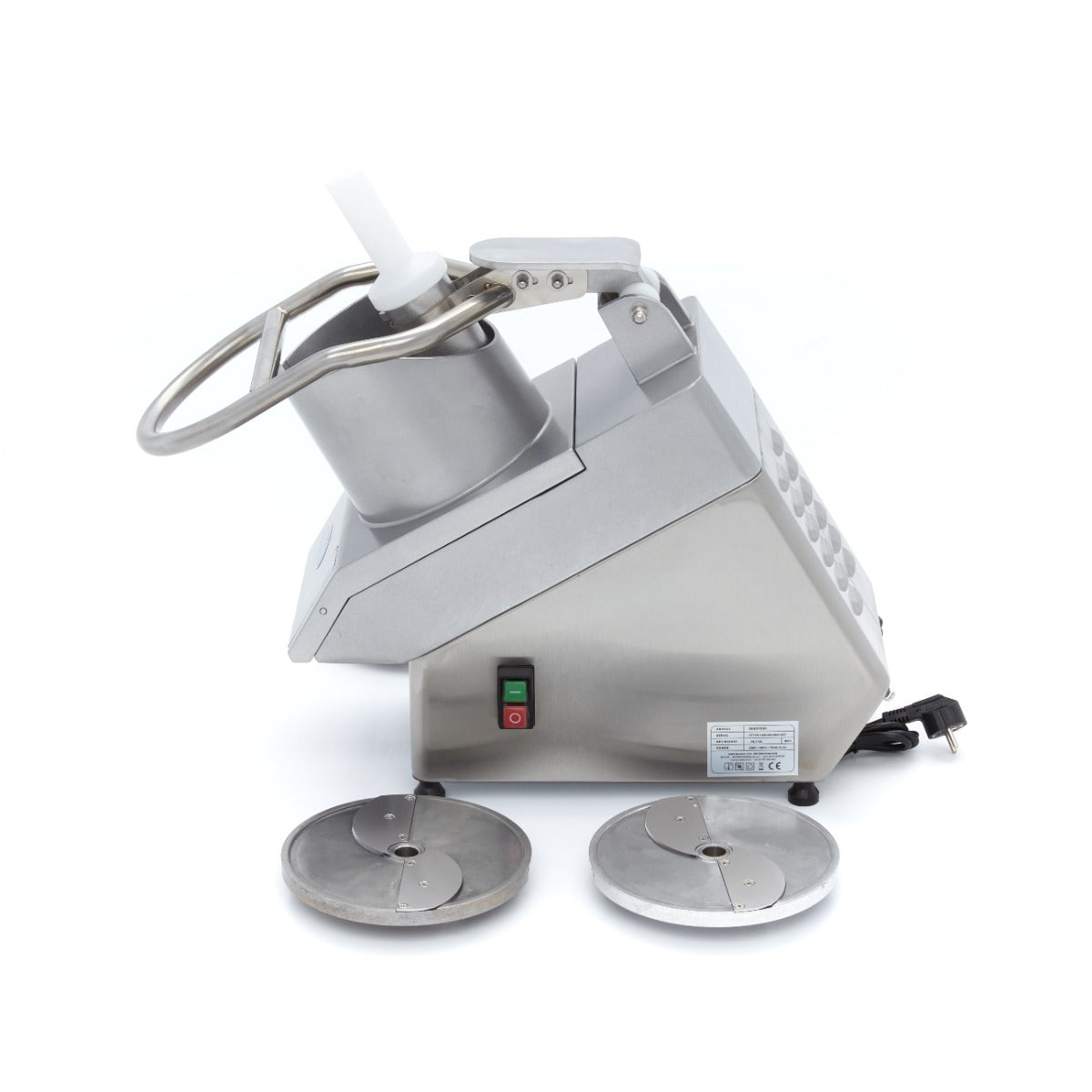 Tagliaverdure - Professionale - fino a 450 kg/h - inclusi 5 dischi da taglio