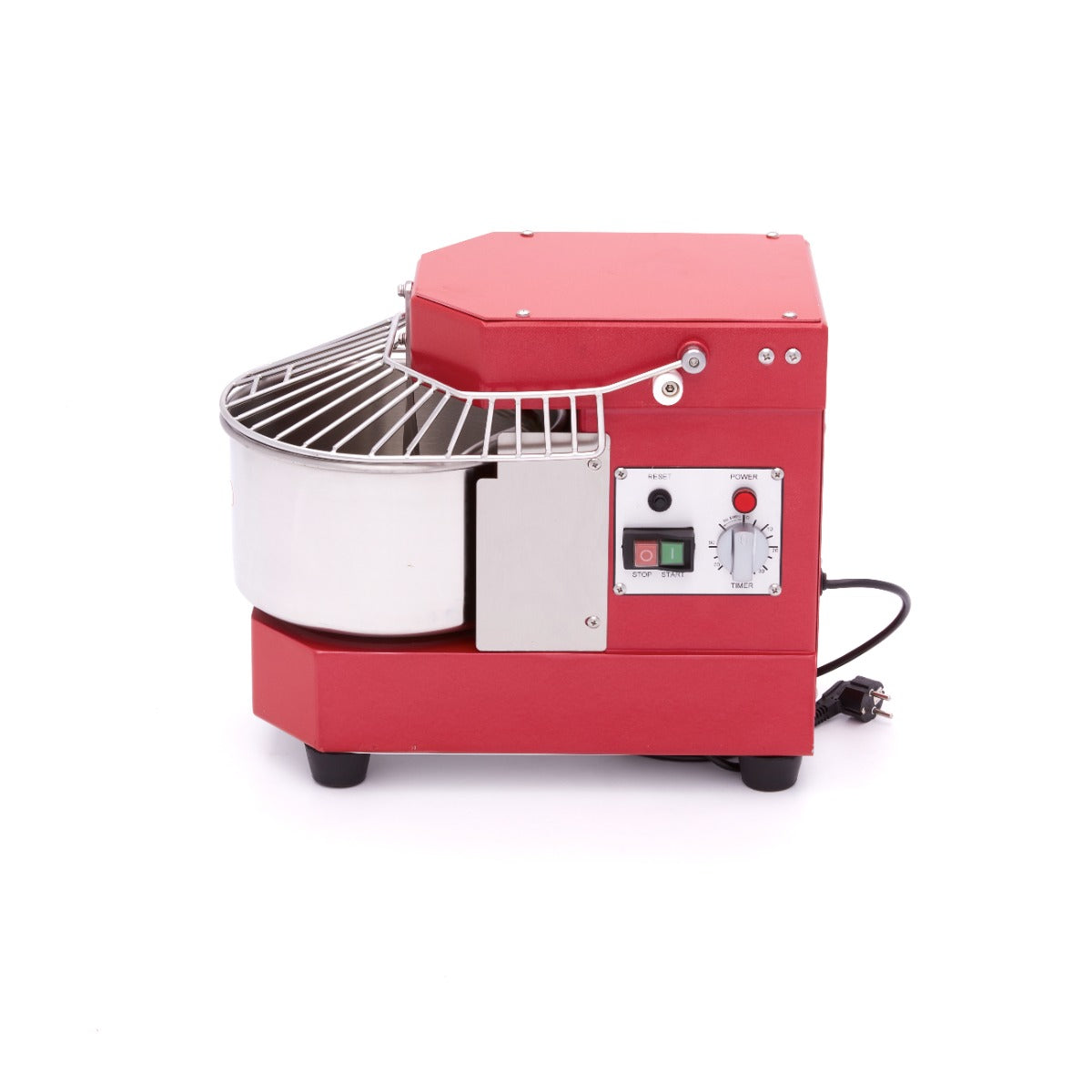 Impastatrice a spirale - Professionale - 8L - 4,5kg di impasto - rosso lampone