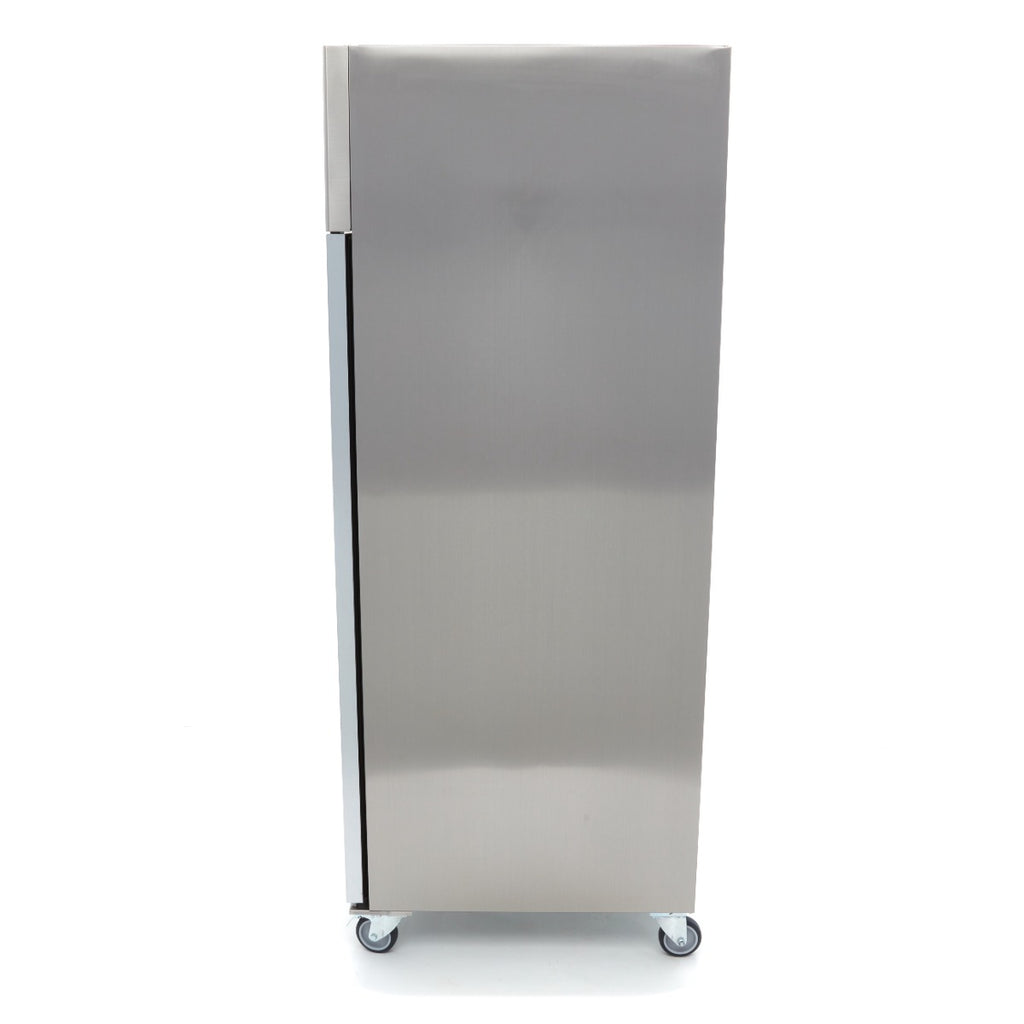 Gefrierschrank - Professionell - 700L - 3 verstellbare Gitterroste (2/1 GN) - Edelstahl - mit Glastür