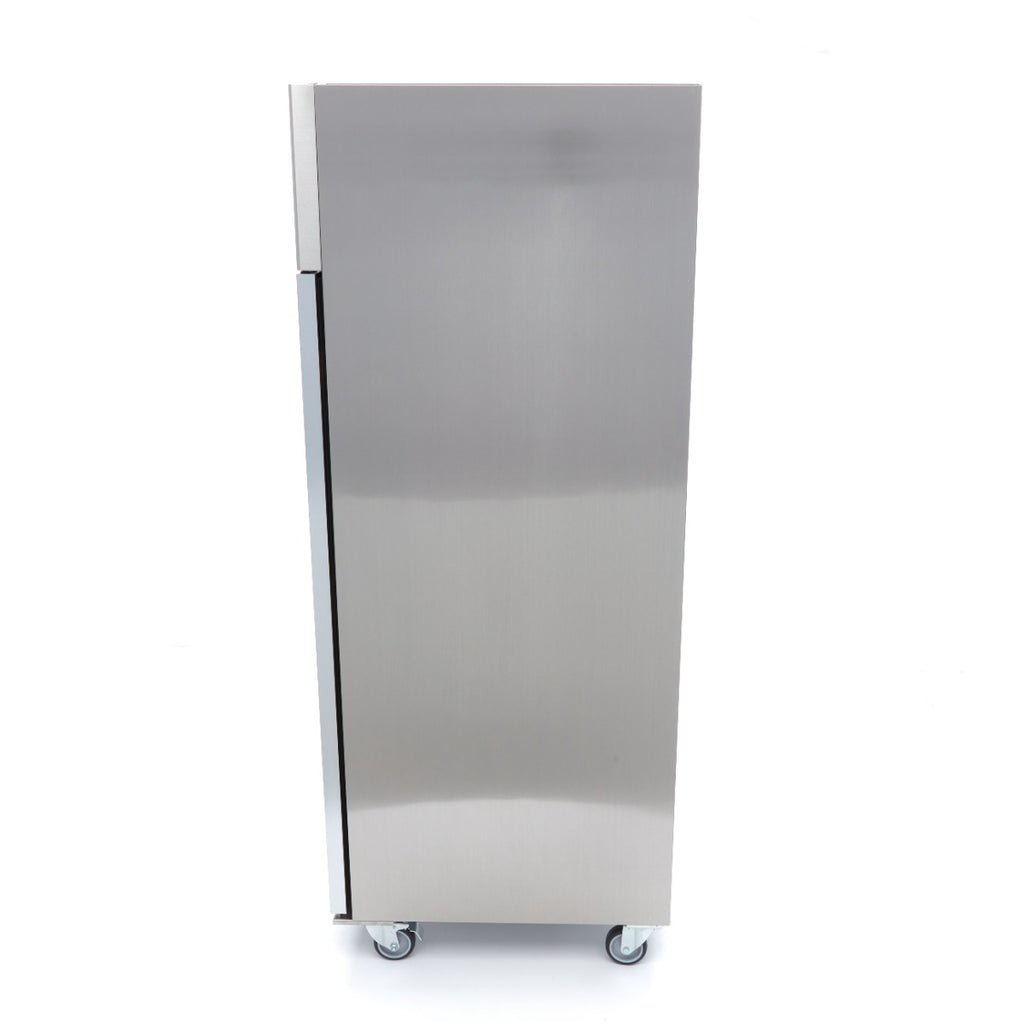 Frigorífico - Profissional - 1400L - 6 prateleiras ajustáveis (2/1 GN) - aço inoxidável - com portas de vidro