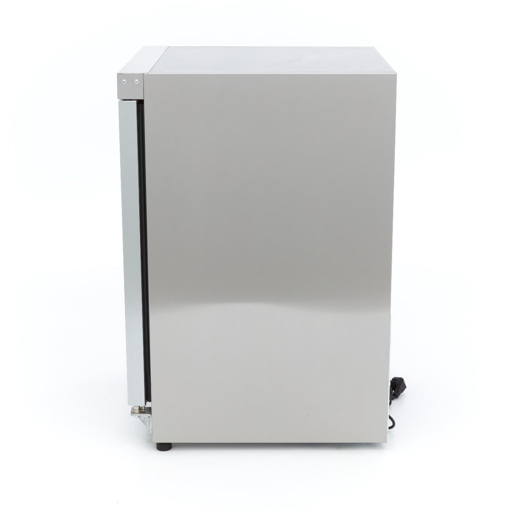 Congelador - Profesional - 200L - Acero Inoxidable - con Puerta de Cristal