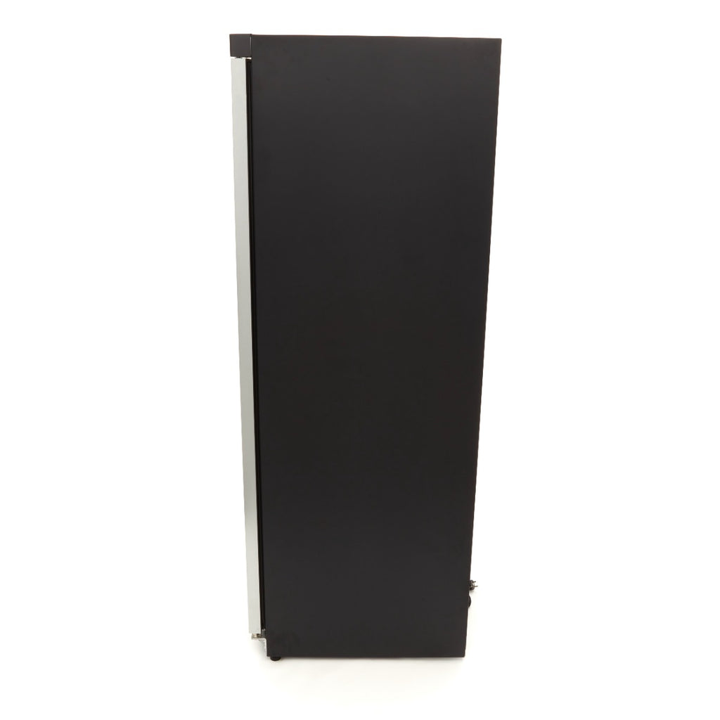 Congelador - Profesional - 600L - Negro - con Puerta de Cristal