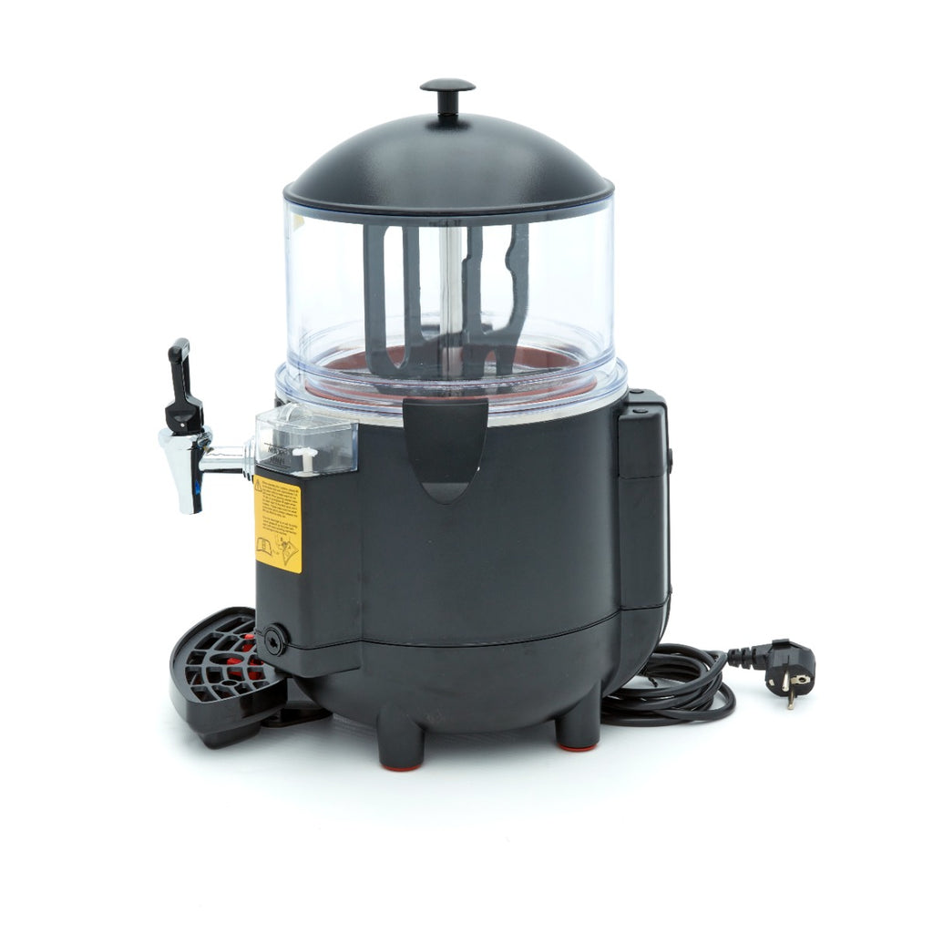 Dispensador de chocolate quente - Profissional - 5L - Preto