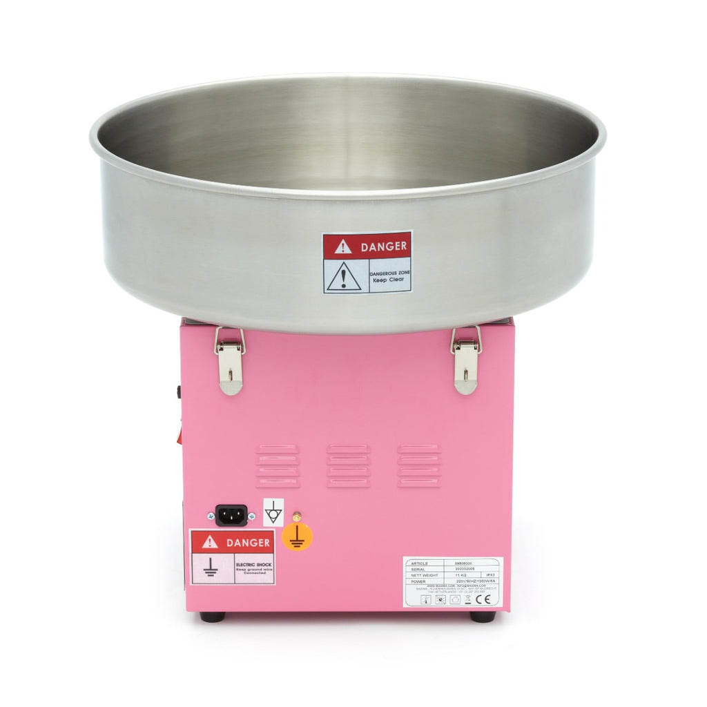 Zuckerwattemaschine - Professionell - Ø 52 cm - Rosa