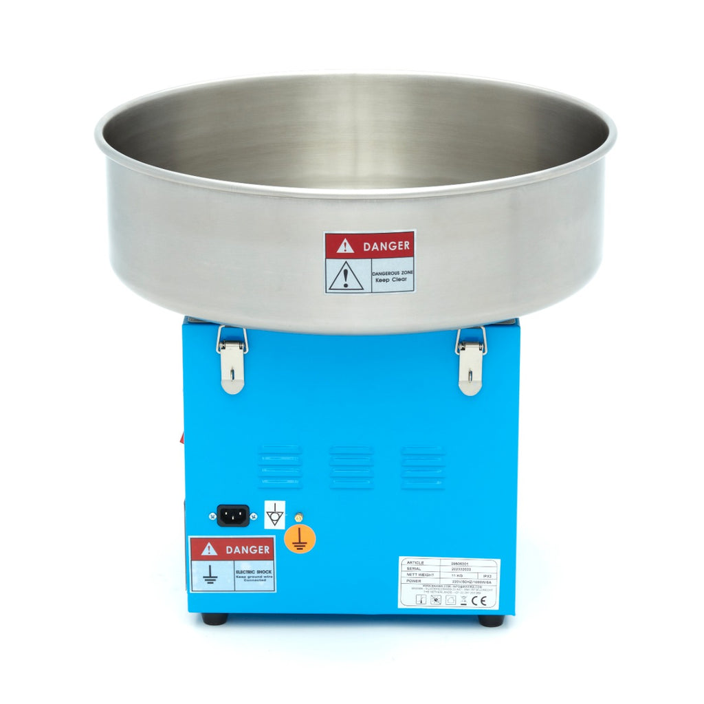 Macchina per zucchero filato - Professionale - Ø 52 cm - Blu