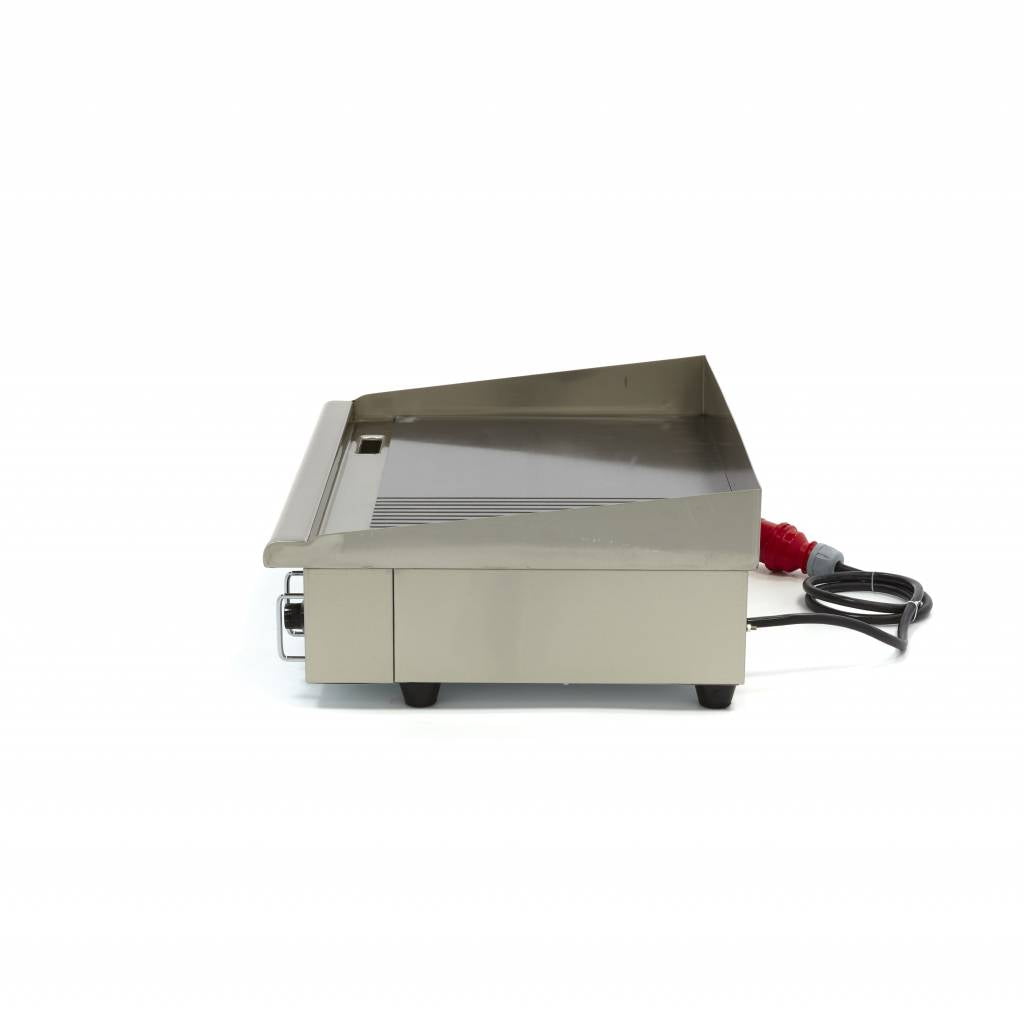 Grillplatte - Professionell - halb geriffelt - 73cm - inkl. Auffangschale - 400V