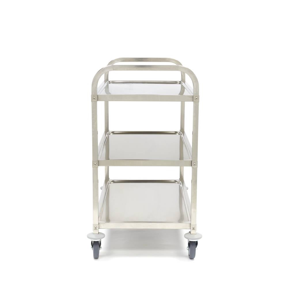 Acero Inoxidable Carrito de Servicio - Profesional - 3 Estantes