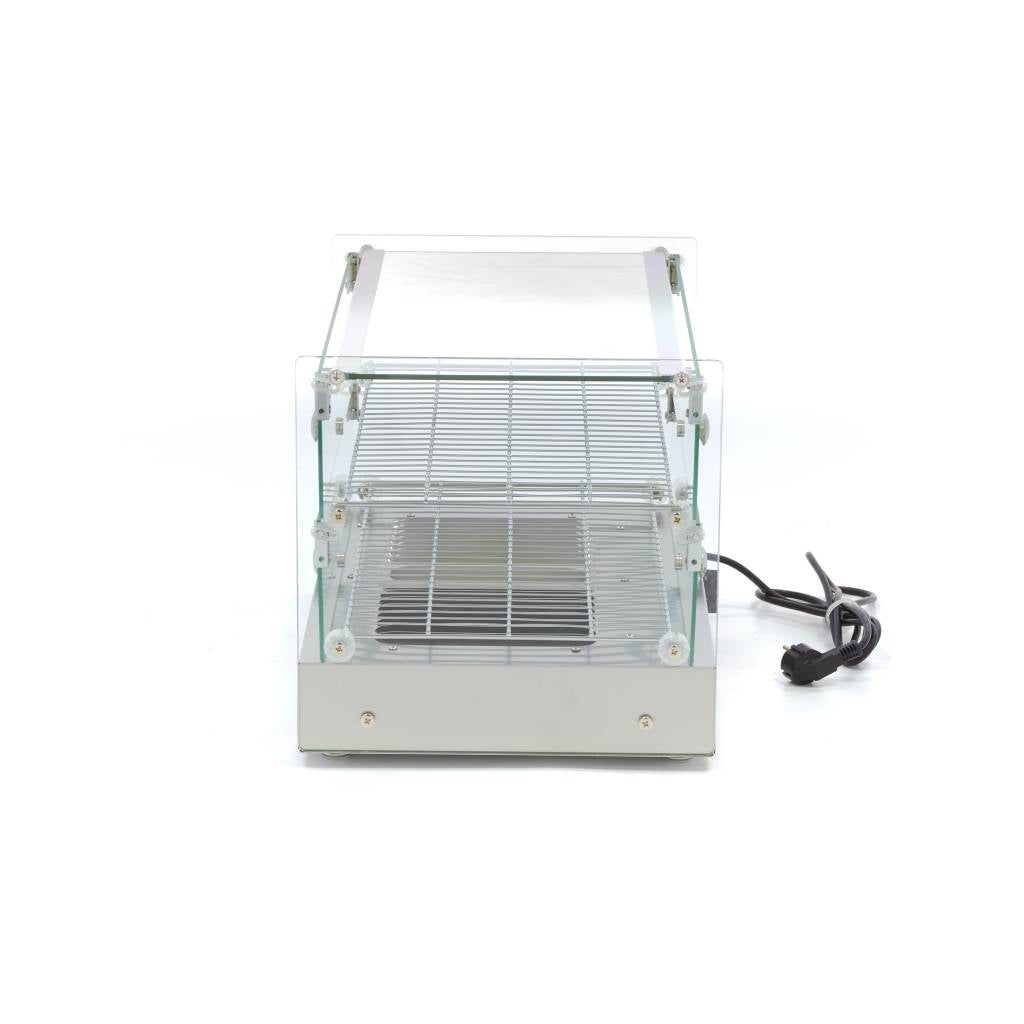 Expositor de Alimentos Calentado - Profesional - 50L - 55cm - 2 Estantes