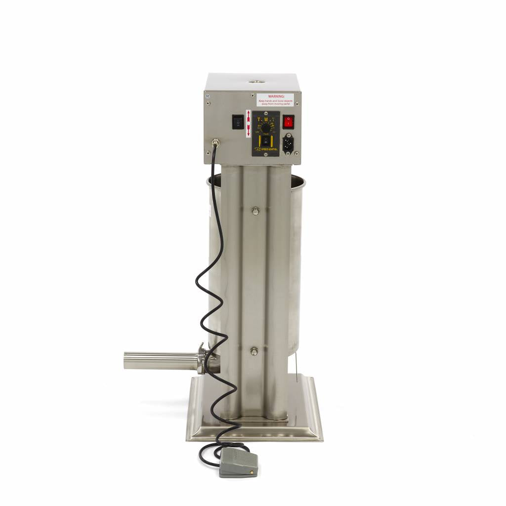 Enchedora de salsichas - Profissional - 15L - Automática - Vertical - Inclui 4 tubos de enchimento