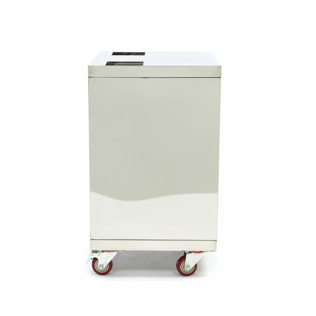 Carrello per spremiagrumi - Professionale - Compatto - Con secchio per gli scarti - Su ruote