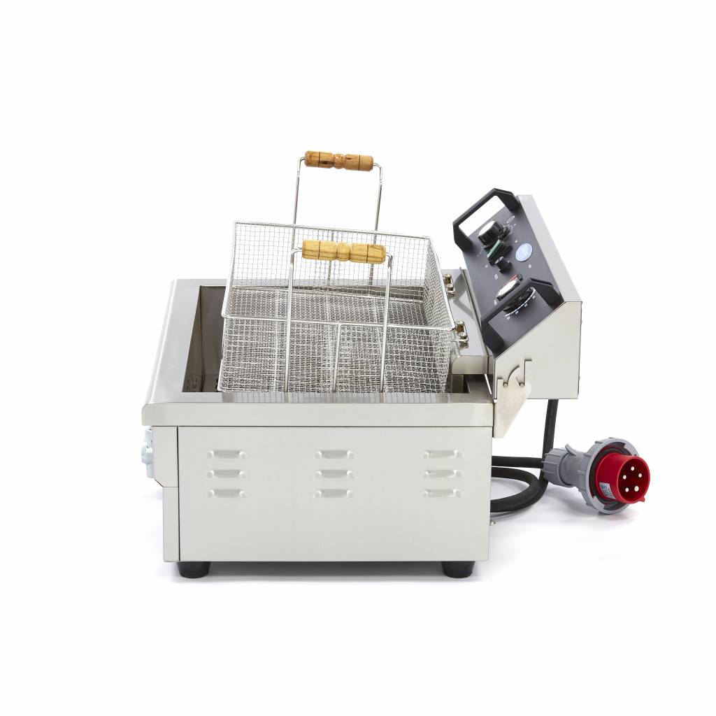 Friteuse - Professioneel - 20L - 1 Mand - met Aftapkraan