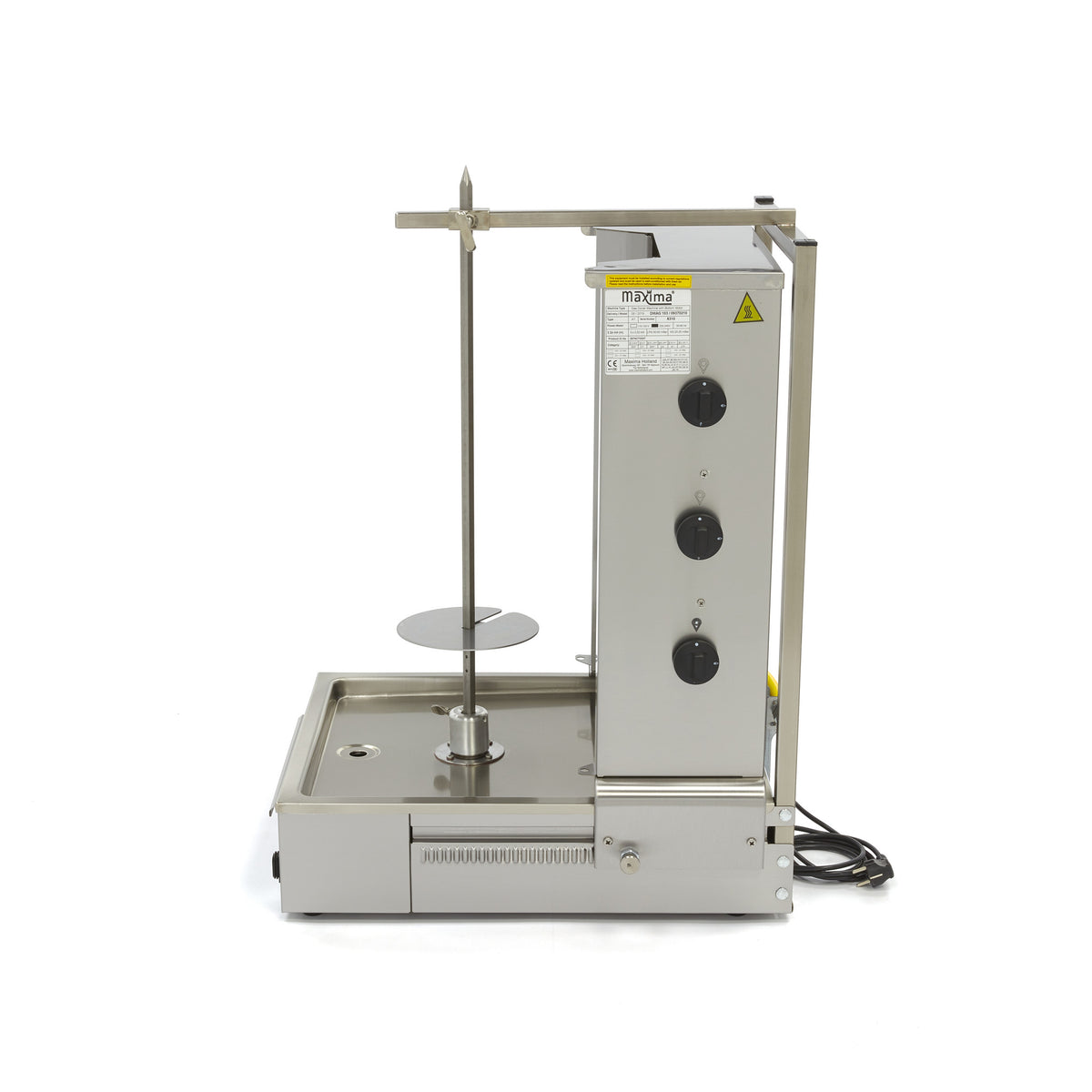Kebabgrill - Professionell - 3 Brenner - 40kg Fleisch - Gas