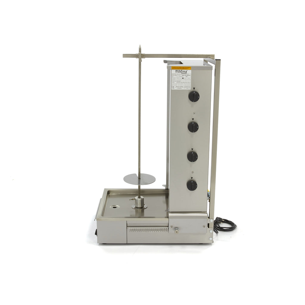 Grill per Kebab - Professionale - 4 Bruciatori - 70kg Carne - Gas