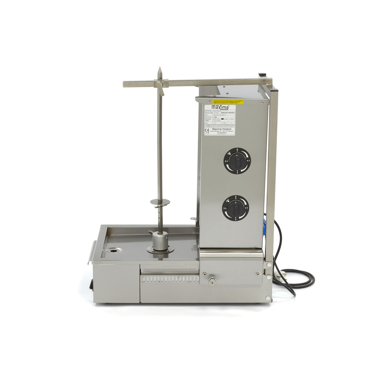 Kebabgrill - Professionell - 2 Heizelemente - 20kg Fleisch - Elektrisch