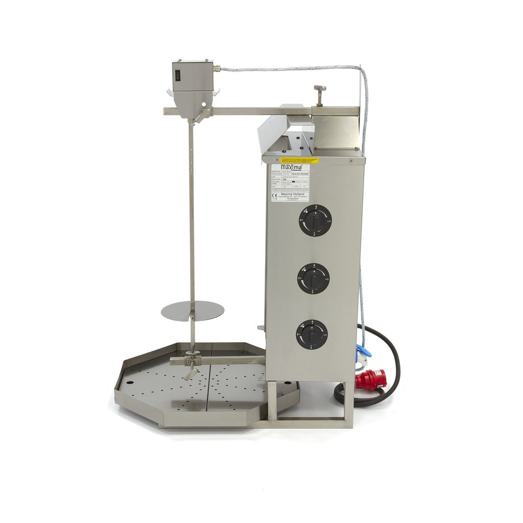 Kebab Grill - Profesional - 3 Quemadores - 30 kg Carne - Eléctrico