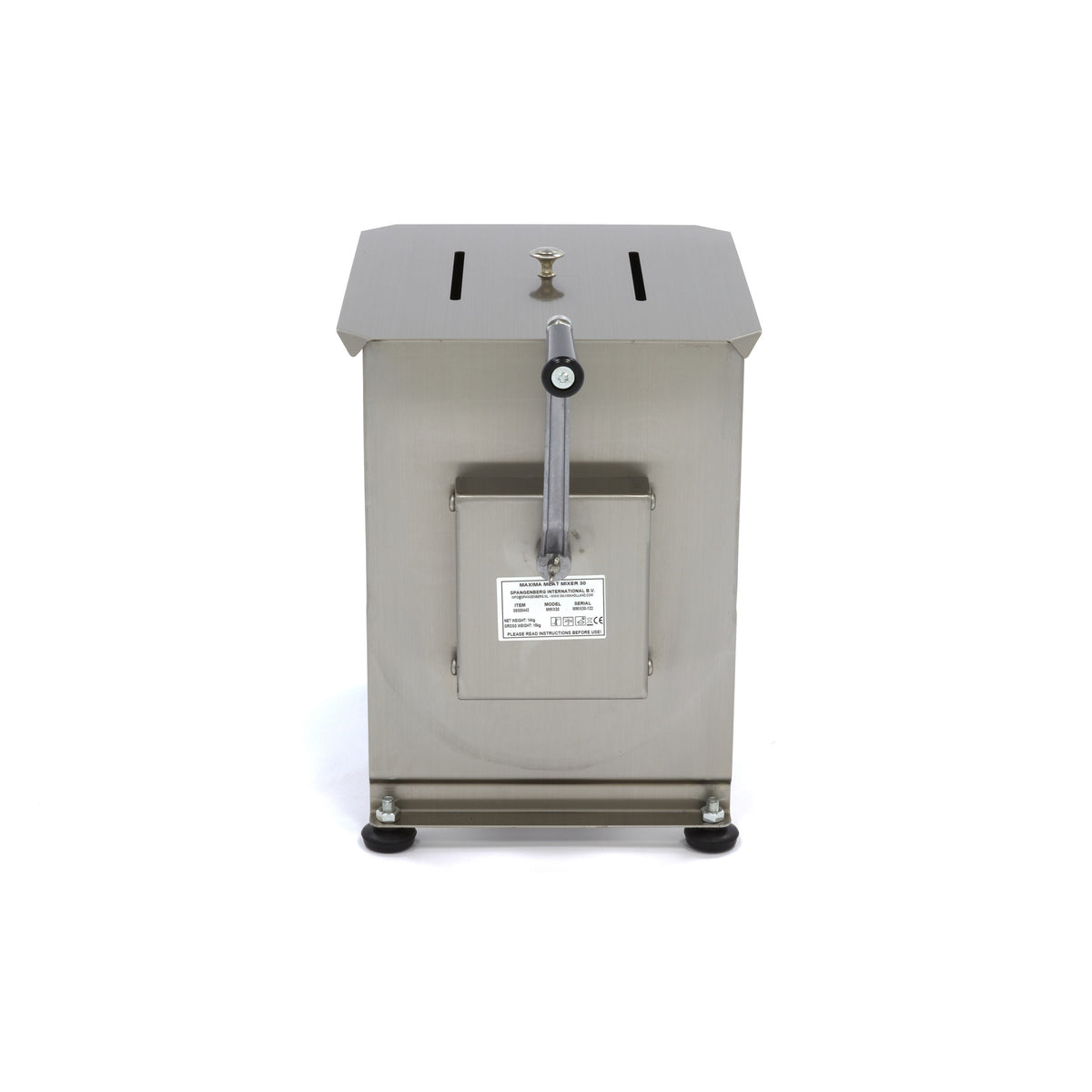 Fleischmischer - Professionell - 30L - 25kg Fleisch - Einfachwelle - Manuell