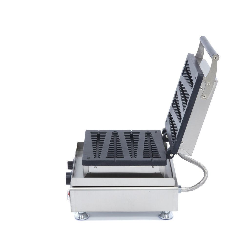 Máquina de waffles - Profissional - 4 chupa-chupas - Em forma de pinheiro