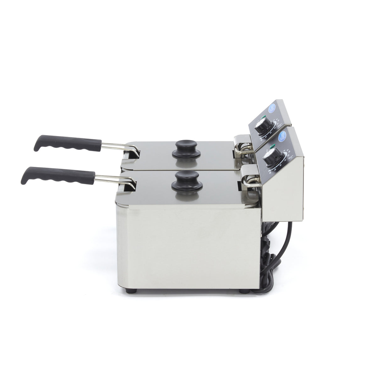 Friggitrice - Professionale - 2 x 4L - 2 cestelli - fino a 1,5kg di patatine fritte