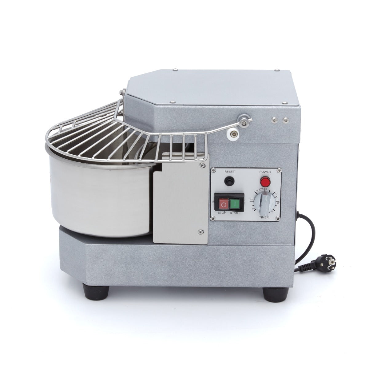 Amasadora - Profesional - 8L - 4,5kg Masa - Plata