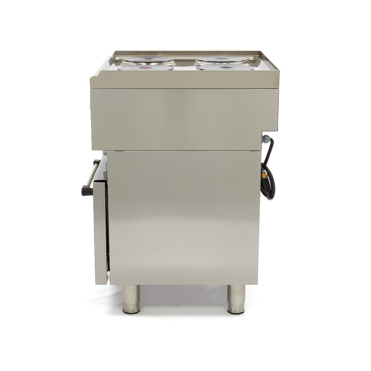 fornuis - Professioneel - 4 kookplaten met oven - Elektrisch - 60 x 60 cm