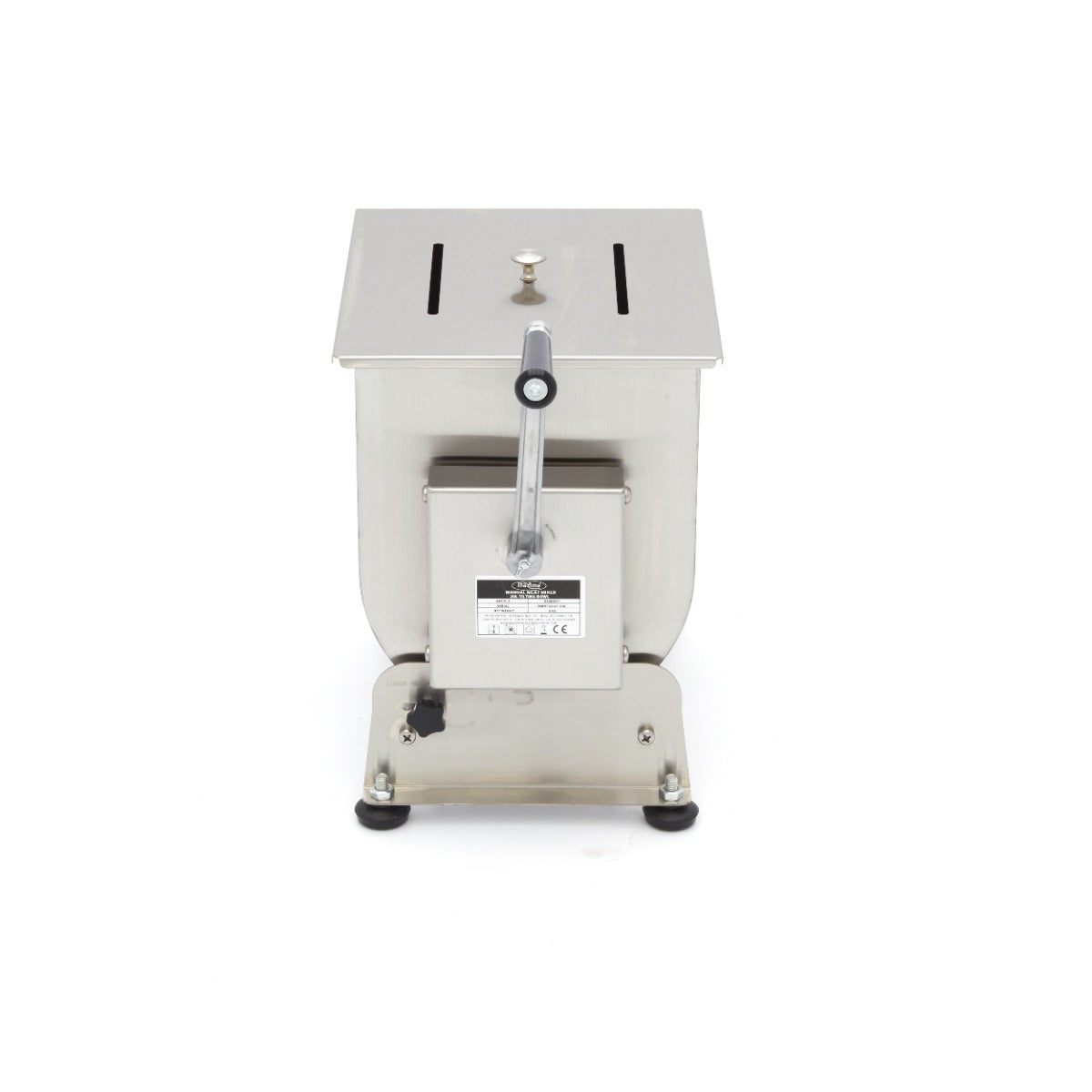 Mezclador de Carne - Profesional - 20L - 16kg Carne - Recipiente Inclinable - Manual