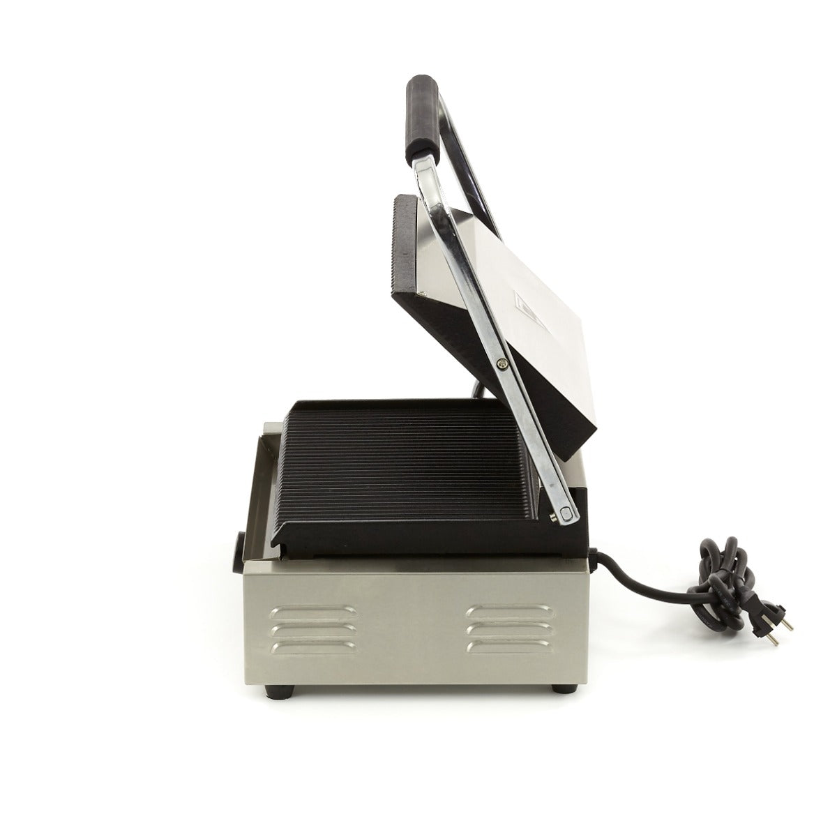 Grill a contatto - Professionale - rigato - piastra singola - 33,5cm