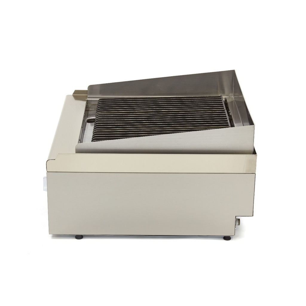 Chargrill de Calidad Comercial - Profesional - Unidad Doble - 60cm de Profundidad - Gas