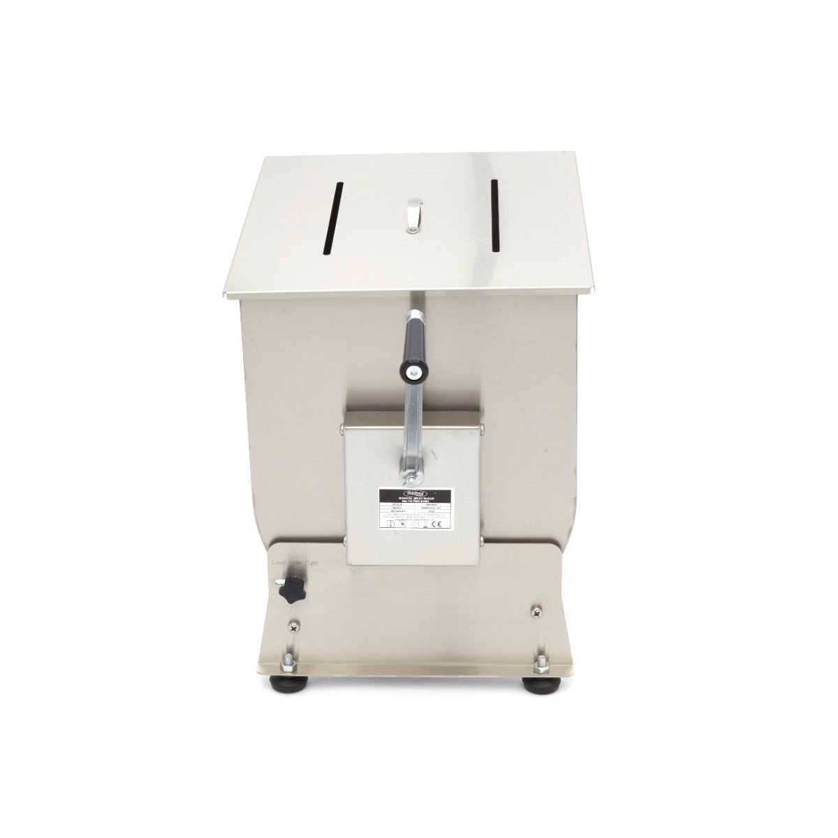 Vleesmenger - Professioneel - 60L - 55kg vlees - Kantelbare kuip - Handmatig