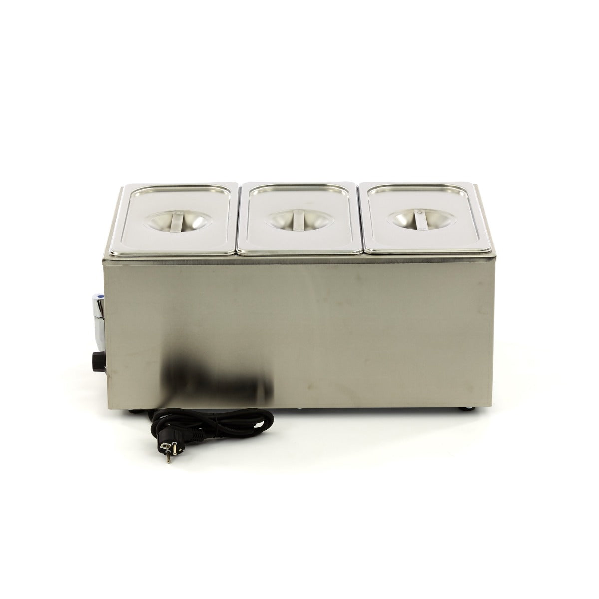 Baño María - Profesional - con Grifo - incl 3 x 1/3 GN Set - Eléctrico