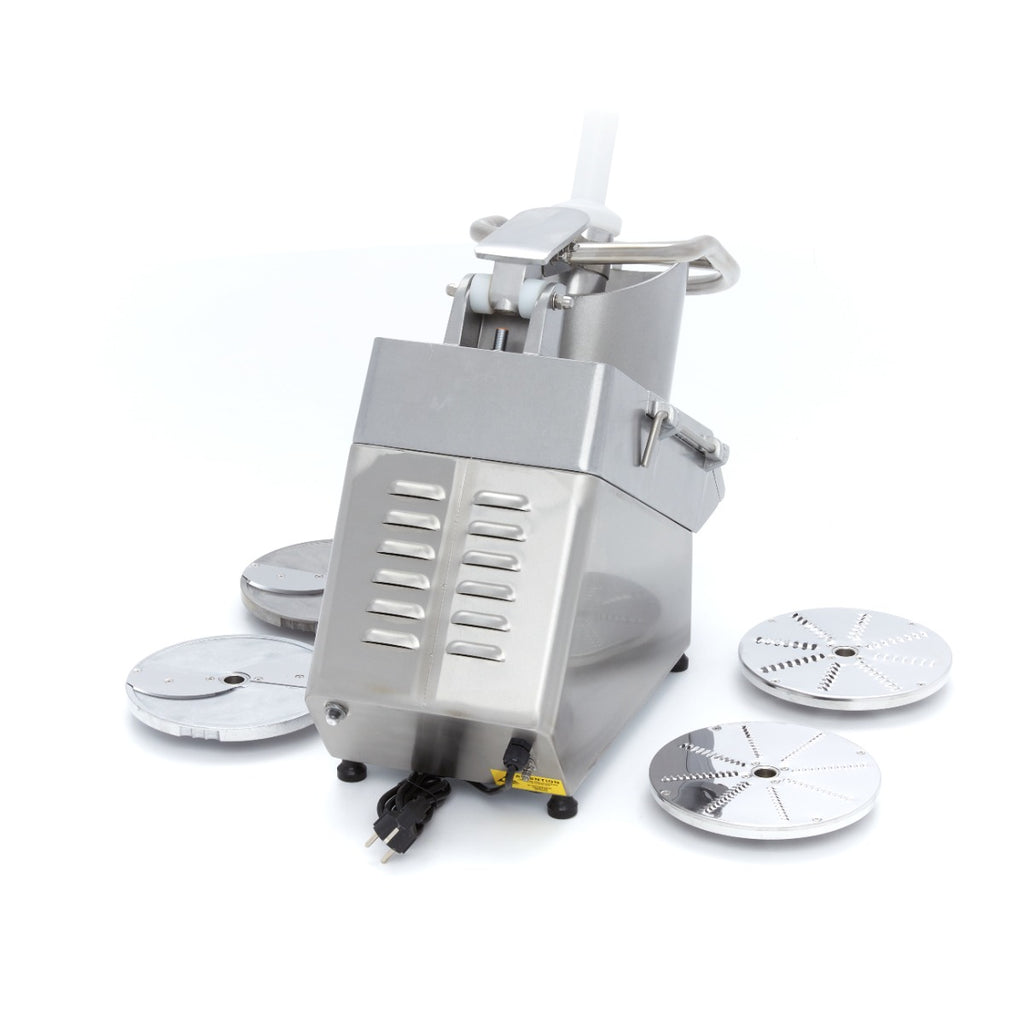 Tagliaverdure - Professionale - fino a 450 kg/h - inclusi 5 dischi da taglio