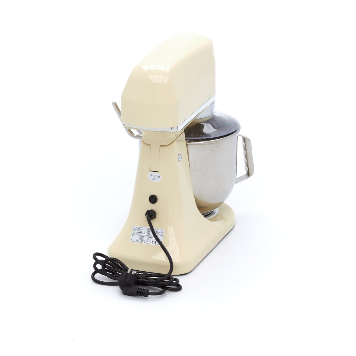 Mezcladora Planetaria - Profesional - 7L - hasta 2kg de Masa - Marfil