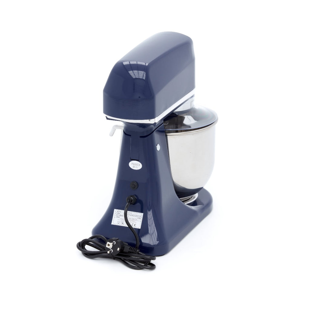 Planetenrührmaschine - Professionell - 7L - bis zu 2kg Teig - Stahlblau