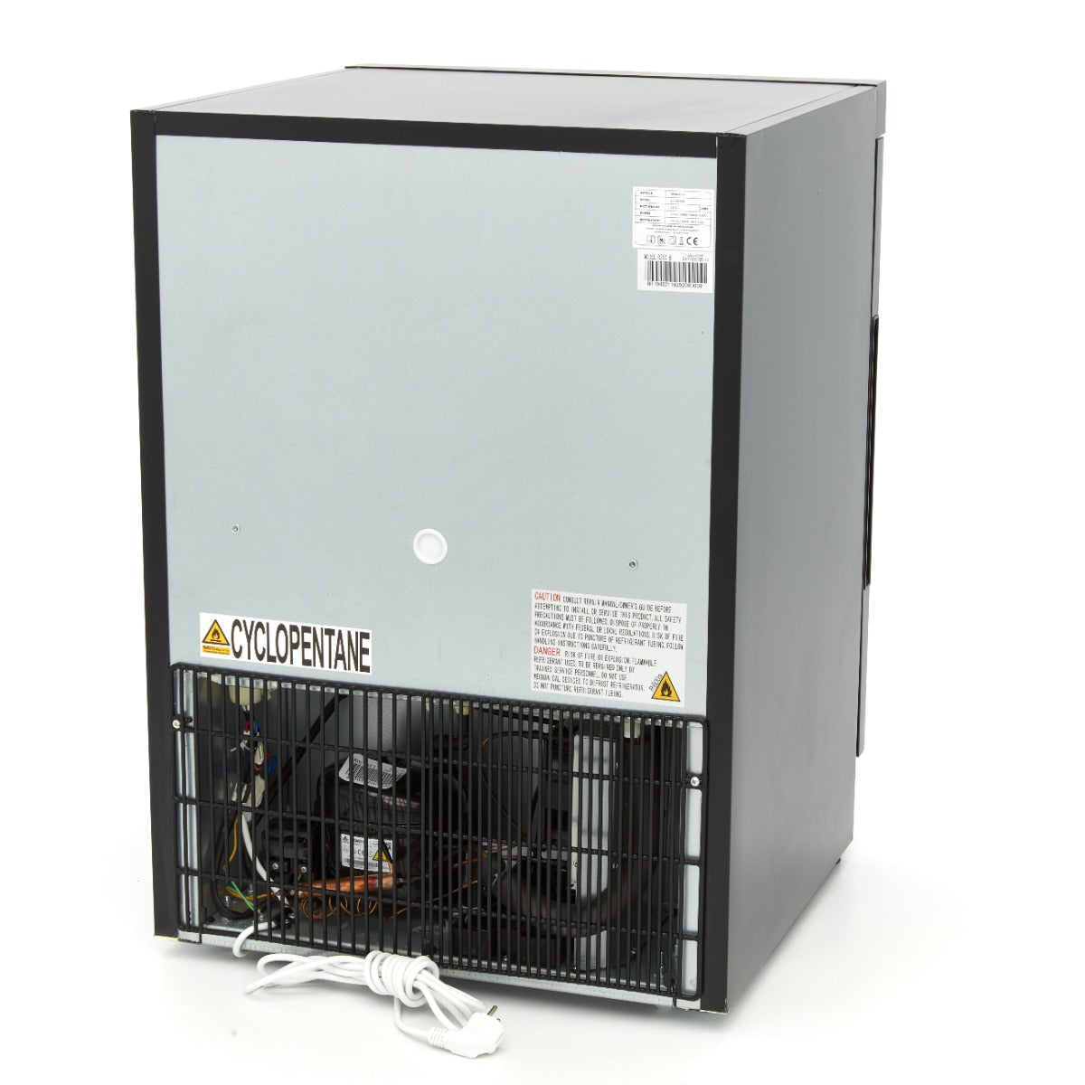Frigorífico - Profesional - 200L - 3 Estantes Ajustable - Negro