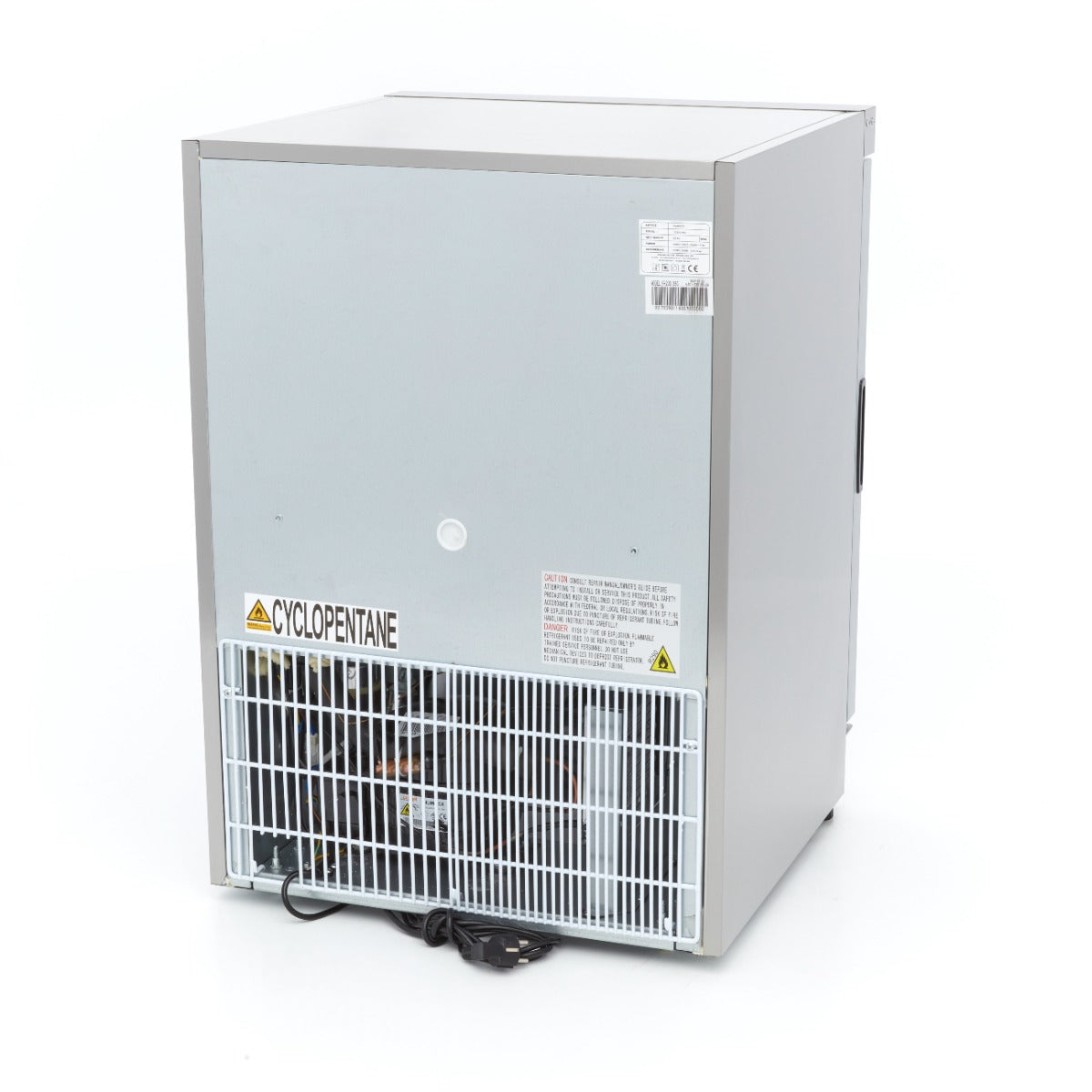 Congelador - Profesional - 200L - Acero Inoxidable - con Puerta de Cristal
