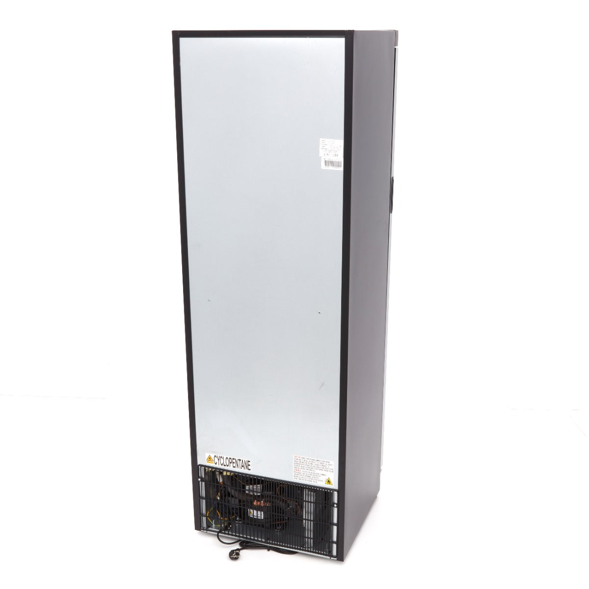 Congelatore - Professionale - 400L - nero - con porta in vetro