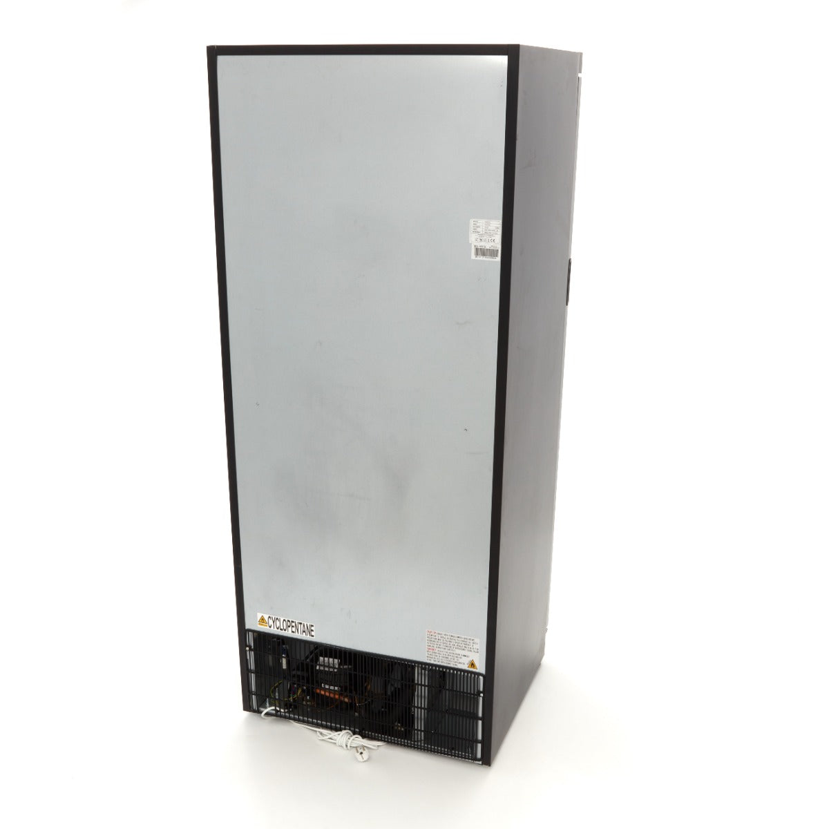 Frigorífico - Profesional - 600L - Negro - con Puerta de Cristal