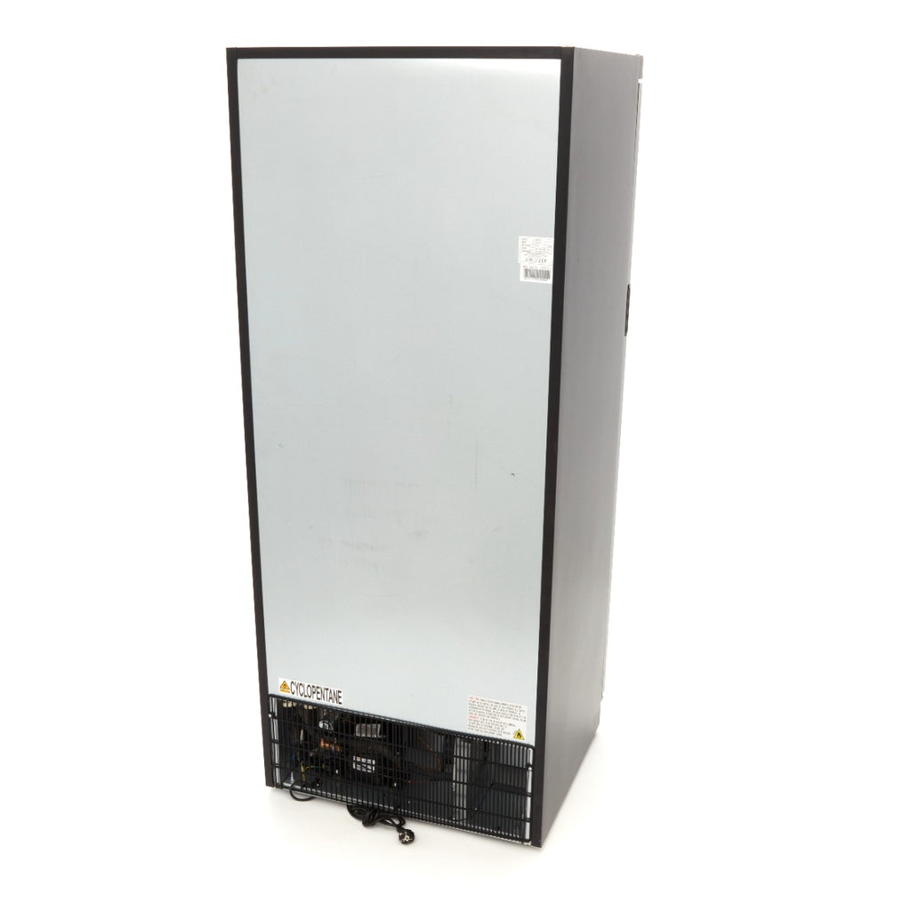 Congelador - Profesional - 600L - Negro - con Puerta de Cristal
