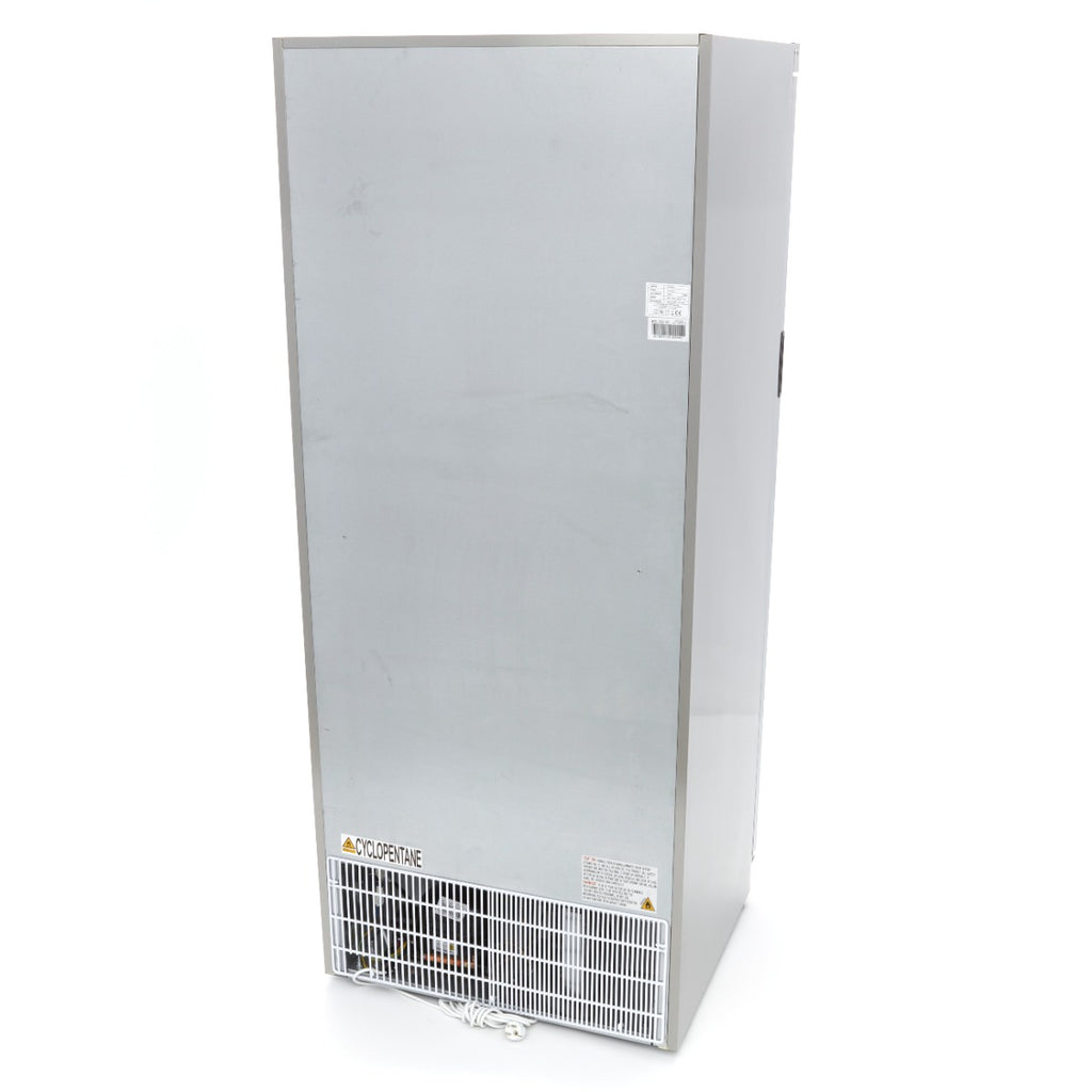 Frigorífico - Profissional - 600L - Aço inoxidável - com porta de vidro