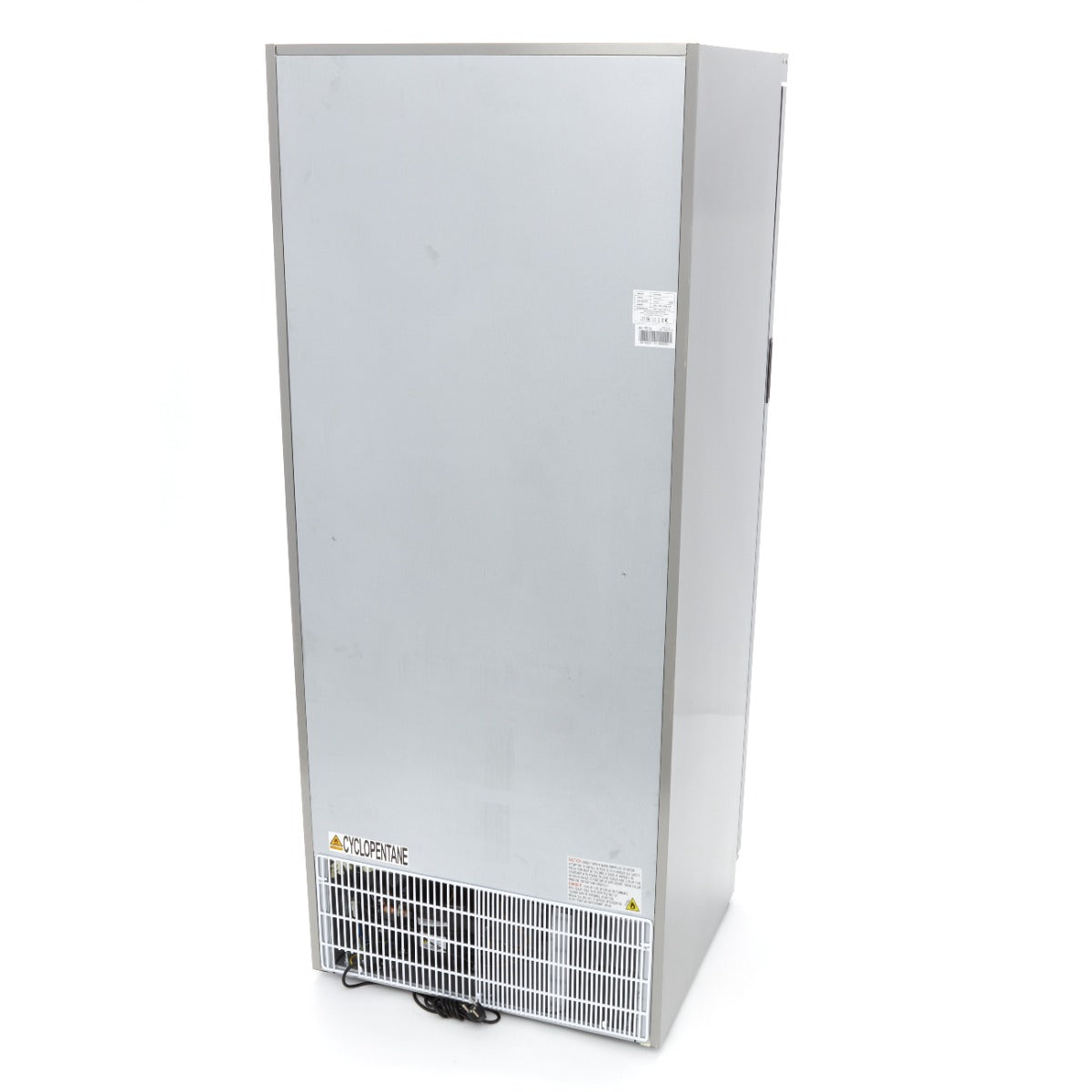 Congelador - Profissional - 600L - 6 prateleiras fixas - Aço inoxidável - com porta de vidro