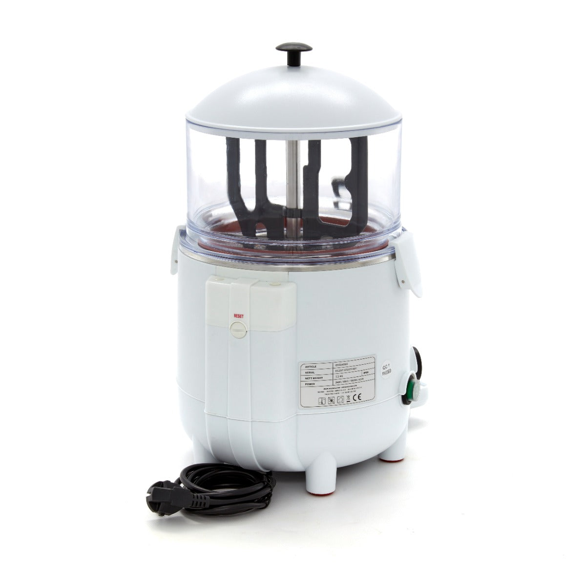 Dispenser di cioccolata calda - Professionale - 5L - Bianco
