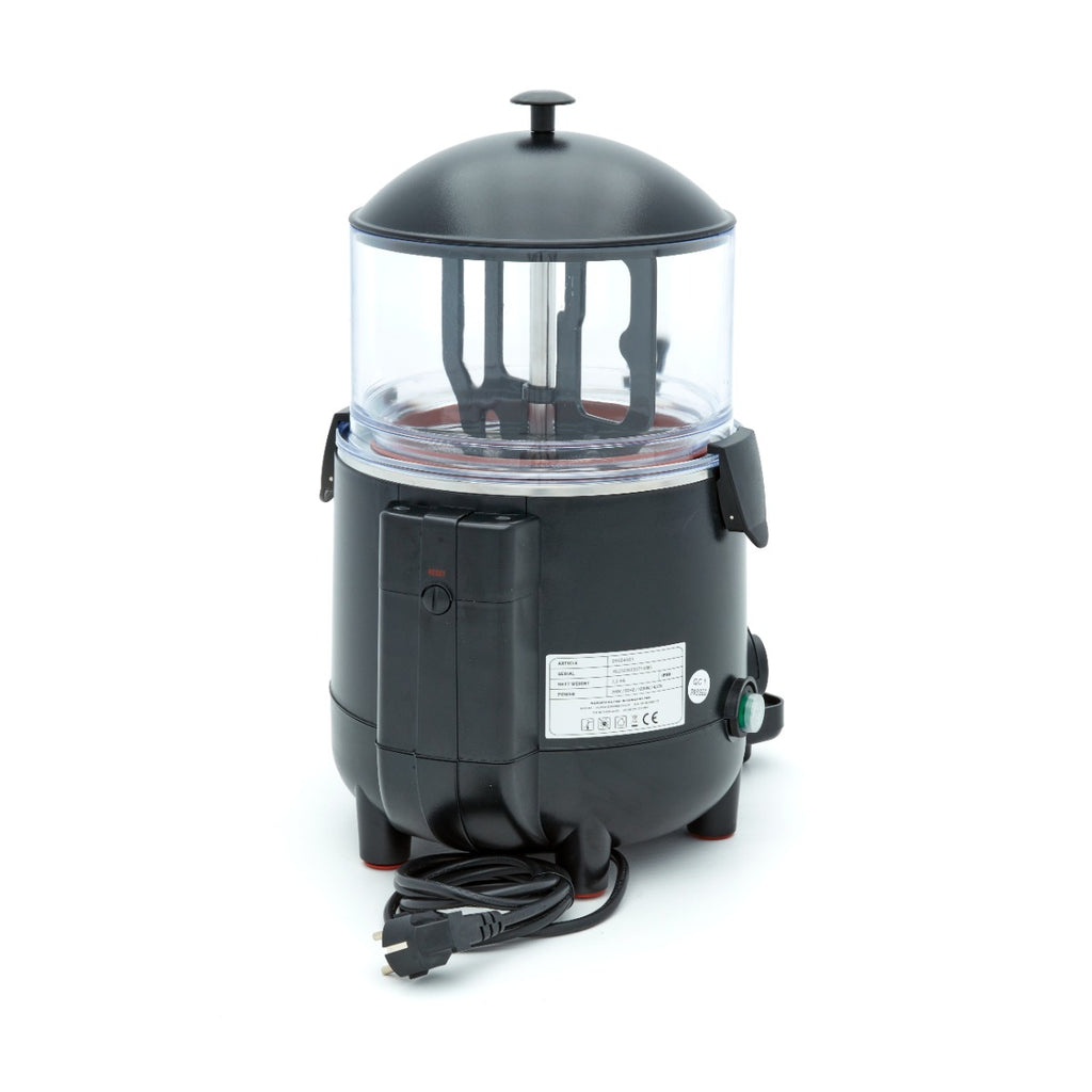 Dispensador de chocolate quente - Profissional - 5L - Preto