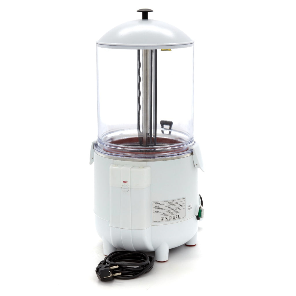 Dispensador de Chocolate Caliente - Profesional - 10L - Blanco