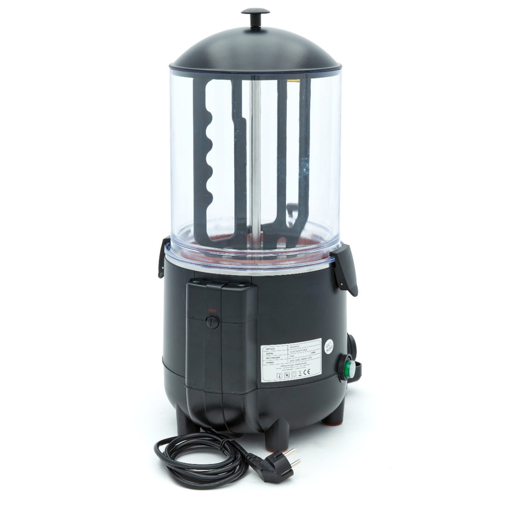 Dispensador de Chocolate Caliente - Profesional - 10L - Negro