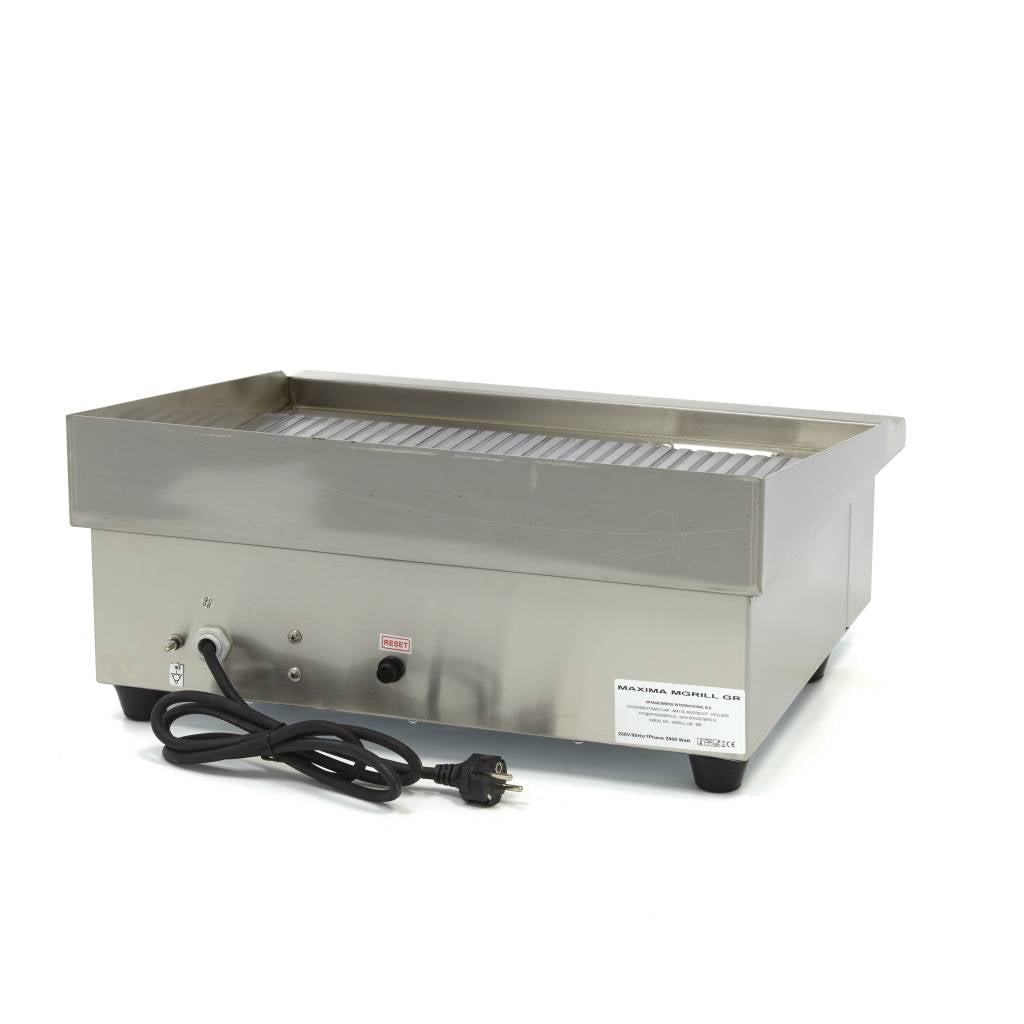 Grillplatte - Professionell - geriffelt - 55cm - inkl. Auffangschale