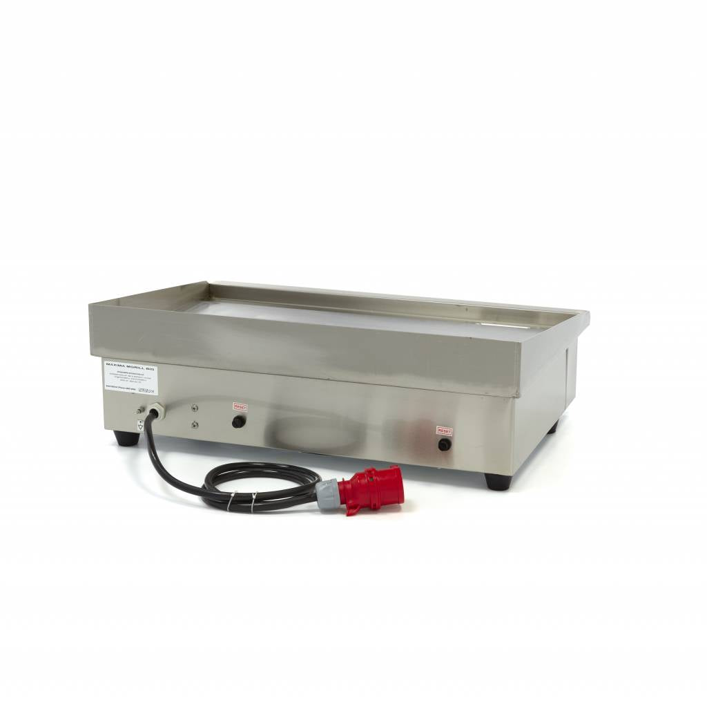 Grillplatte - Professionell - glatt - 73cm - inkl. Auffangschale - 400V