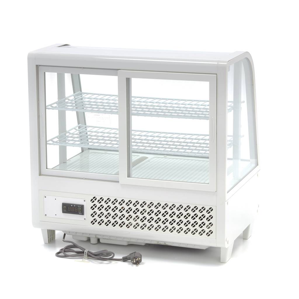 Kühlvitrine - Professionell - 100 l - 68 cm - Weiß